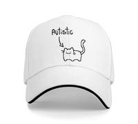 OAUMJIIL Autistic Cat Baseball Cap Men Hats Women Visor Protection Snapback Caps