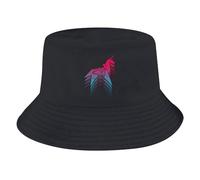 OAUMJIIL Fashion Gift Blade Runner 2049 Bucket Hat Unicorn Neon Men's Women's Fisherman Cap Hip Hop Beach Sun Fishing Hats