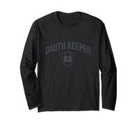 OAuth Keeper Cybersecurity IT Humor Design Long Sleeve T-Shirt
