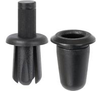 OAUTOO 10Sets C-Pillar Molding Rivet Quarter Panel Reveal Molding Clip with Grommet Kit for Land Rover LR033144 LR002229 Fits Range Rover 2003-2012, Evoque 2012-2019