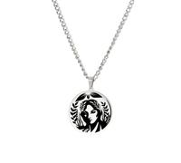 OAUWKEIY A necklace featuring a goddess of harvest and abundant crops inspired by ancient Greek mythology jewellery pendant necklaces for men women