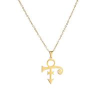 OAUWKEIY A unique and niche necklace featuring a minimalist style representing the symbol of unisex fashion and the letter J jewellery pendant necklaces for men women