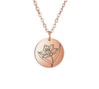 OAUWKEIY Elegant and unique design featuring a daffodil jewellery pendant necklaces for men women available in wholesale jewellery pendant necklaces for men women