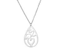OAUWKEIY Hollowed-out teardrop-shaped irregular vine pattern jewellery pendant necklaces for men women a versatile sweater chain for autumn and winter jewellery pendant necklaces for men women