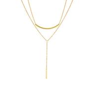 OAUWKEIY Luxury niche design triangular bead stick series clavicle chain jewellery pendant necklaces for men women