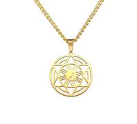 OAUWKEIY New pendant necklace with moon and star design suitable for both men and women and as a talisman jewellery pendant necklaces for men women