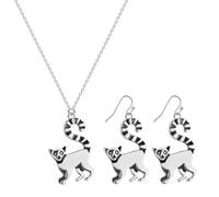 OAUWKEIY Pendant Necklace Lemur necklace set lemur pendant necklace set ornaments jewelry