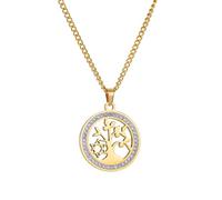 OAUWKEIY Unique and elegant light luxury rhinestone tree pendant necklace suitable jewellery pendant necklaces for men women