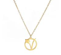 OAUWKEIY Versatile elegant natural pastoral style hollowed-out ring with grass pendant wojewellery pendant necklaces for men women