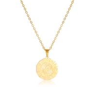 OAUWKEIY Versatile material constellation sun god pendant unisex jewellery pendant necklaces for men women
