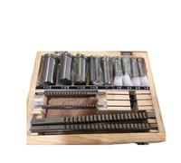 oavhvchg 18pcs Inch Sized CNC Keyway Broaches Set 1/2-1-1/2 Broach Bushing Shim High Speed Steel Cutting Tool