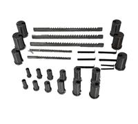 oavhvchg 1set Keyway Broach 30pcs Kits Inch Sized Push Type With Bushs And Shims HSS For CNC Broaching Metalworking Cutting