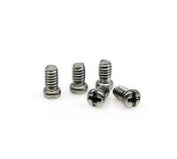 oavhvchg 50pcs M1.4 M2 Length 2.2-6mm Stainless Steel Precision Cross Slotted Phillips Pan Round Head Bolt Screw For Mobile Phone Glasses Watch Repair(Size:M1.4x2.8)