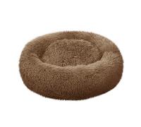 OAVQHLG3B Cat Bed, Cat Beds for Indoor Cats Washable, Orthopedic Soft Fluffy Round Calming Pet Bed for Small Cat, Small Cat Beds & Furniture