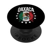 Oaxaca Mexican Flag Indigenous Heritage Tribal Art Women Men PopSockets Adhesive PopGrip