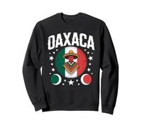 Oaxaca Mexican Flag Indigenous Heritage Tribal Art Women Men Sweatshirt