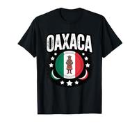 Oaxaca Mexican Flag Indigenous Heritage Tribal Art Women Men T-Shirt