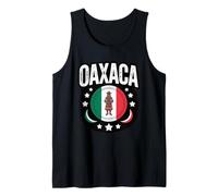 Oaxaca Mexican Flag Indigenous Heritage Tribal Art Women Men Tank Top