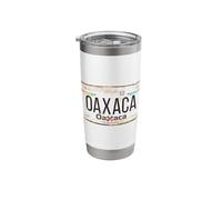 Oaxaca Mexico License Plate Mexican Travel Vacation Beach Stainless Steel Insulated Tumbler