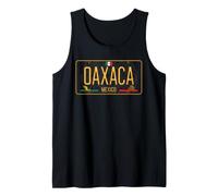 Oaxaca Mexico License Plate Zapotec Mixtec Oaxaqueno Azteca Tank Top