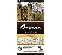 Oaxaca, Mexico, State and Major Cities Map (Spanish Edition)