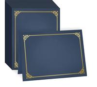 Oaygat 10pcs Certificate Folder Graduation Certificate Holders Professional Certificate Sleeves for 8.5”x 11”Docut Diploma Covers Graduation Covers Honor Certificate Cover for Award Certificates