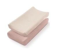 Oaygat 2 Pack Baby Diaper Changing Pad Cover Elastic Cradle Mattress Sheets Changing Table Pads Diaper Changings Pad Covers（Cover Only Pad Not Included）