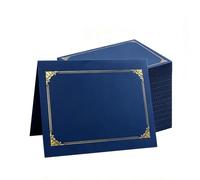Oaygat 60-Pack Certificate Holders Gold Foil Border Diploma Covers Fits A4 Letter-Size Certificates Cardstock & Document Paper Cardstock and Document Papers