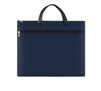 Oaygat A3 Portable Document Bag Zipper Art Portfolio Case A3 Large Capacity Storage Organiser Waterproof Oxford Cloth Bag File Bag for Files Folder Document Carrying Tote Bag for Business Office