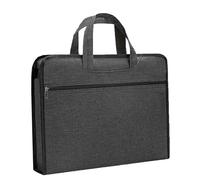 Oaygat A4 Document Bag Briefcase Folder Document Case Art Folder Carry Case Portable File Bag for Files Folders Waterproof Oxford Cloth Bags Documents File Organizer Storage iPad Files Storage