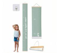 Oaygat Baby Height Growth Chart Wall Hanging Measuring Ruler for Kids Removable Kids Measuring Wall Chart Portable Baby Growth Charts, for Accurate Measuring Height