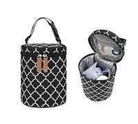Oaygat Breastmilk Cooler Bag Baby Bottle Tote Bag Portable Insulated Leak Proof Milk Bottle Carrier Portable Thermal Bottle Bag Storage Pouch Bag Hangable Feeding Bottle Bag for Nursing Mom Daycare
