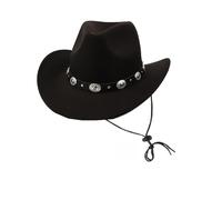 Oaygat Cowboy Hat Felt Fedora Hat Womens Western Cowboy Hat Wide Brim Hat Classic Hat Western Shapeable Durable Cowgirl Men Women Wool Felt Fedora Jazz Hat Lightweight Shapeable Outdoor Hat