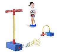Oaygat Foam Pogo Stick for Boys Girls Toddlers Bungee Jumper Pogo Stick Three Times Stretch Safe and Fun Gifts for Kids Indoor or Outdoor Toys Games Jumper Stick for Boys Girls Kids Garden Toy Gift