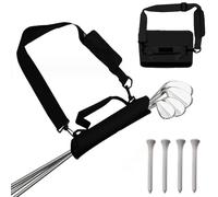 Oaygat Golf Club Carry Bag Mini for Men Women Kids Golfer Driving Range Travel Bag with Tees Sunday Golf Bag Lightweight Foldable Golf Pencil Bag with Pocket & Shoulder Strap for Golf Train Portable