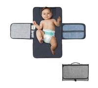 Oaygat Portable Baby Changing Mat Nappy Changing Mat Foldable Travel Changing Mat with Storage Pockets Waterproof Portable Travel Pad Station Portable Multipurpose Diaper Changing Pad for Baby Newborn