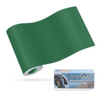 OAZ 10x160 cm Nylon Repair Patches Nylon Fabric Patch Self-Adhesive Tent Repair Patch Kit Waterproof Lightweight Nylon Repair Tape for Clothing Down Jacket Sleeping Bag Forest Green