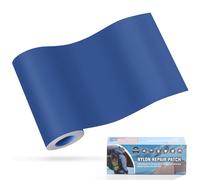 OAZ 10x160 cm Nylon Repair Patches Nylon Fabric Patch Self-Adhesive Tent Repair Patch Kit Waterproof Lightweight Nylon Repair Tape for Clothing Down Jacket Sleeping Bag Royal Blue