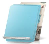 OAZ 2 Pieces 23x28 cm Canvas Repair Patches Fabric Patch Self-Adhesive Canvas Repair Tape Waterproof Outdoor Gear Repair Patch Kit for Boat Cover Tent Awning Sun Shade Sofa Lounge Chair Blue