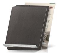 OAZ 2 Pieces 23x28 cm Canvas Repair Patches Fabric Patch Self-Adhesive Canvas Repair Tape Waterproof Outdoor Gear Repair Patch Kit for Boat Cover Tent Awning Sun Shade Sofa Lounge Chair Black Gray