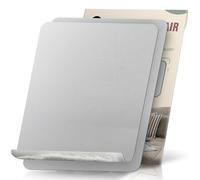 OAZ 2 Pieces 23x28 cm Canvas Repair Patches Fabric Patch Self-Adhesive Canvas Repair Tape Waterproof Outdoor Gear Repair Patch Kit for Boat Cover Tent Awning Sun Shade Sofa Lounge Chair Light Gray