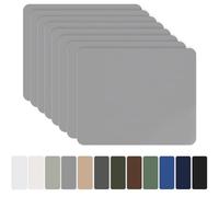 OAZ 8 Pieces 20x15 cm Nylon Repair Patches Nylon Fabric Patch Self-Adhesive Tent Repair Patch Kit Waterproof Lightweight Nylon Repair Tape for Clothing Down Jacket Sleeping Bag Gray