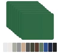 OAZ 8 Pieces 20x15 cm Nylon Repair Patches Nylon Fabric Patch Self-Adhesive Tent Repair Patch Kit Waterproof Lightweight Nylon Repair Tape for Clothing Down Jacket Sleeping Bag Forest Green