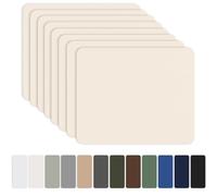 OAZ 8 Pieces 20x15 cm Nylon Repair Patches Nylon Fabric Patch Self-Adhesive Tent Repair Patch Kit Waterproof Lightweight Nylon Repair Tape for Clothing Down Jacket Sleeping Bag Beige White