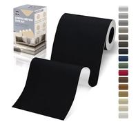 OAZ Self-Adhesive Fabric Patches, 10 x 200 cm Canvas Fabric, Self-Adhesive, Black, Waterproof Canvas Patch, Self-Adhesive for Sofa, Tent, Furniture, Car Seat, Lounger