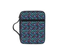 OAZCVBNN 3D Magical Dragon Scales Pattern Print Bible Storage Bag Religious Waterproof Christian Gift Men Women Clergy Accessory