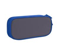 OAZCVBNN American Thin Blue Line Flag Print Pencil Case Storage Makeup Erasers Pens Students School Office Multi-Scenes Use