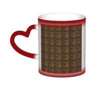OAZCVBNN Ancient Egyptian Hieroglyph Print Starry Sky Ceramic Color-Changing Mug Gift Daily Coffee Mugs Birthday Anniversary