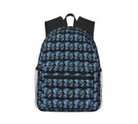 OAZCVBNN Art Blue Dragonfly Print Casual Backpack Travel Outdoor Adventures Commuting Lightweight Dual Shoulder Bag