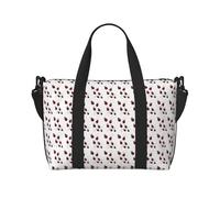 OAZCVBNN Art Ladybug Tracks Print Unisex Versatile Hand Travel Bag Lightweight Weekend Camping Outdoor Adventur
